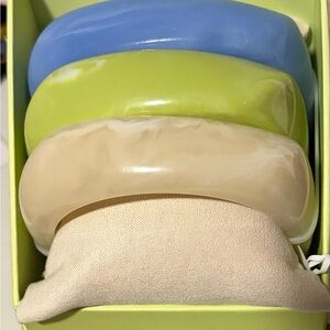 Piper K Multicolor Chunky Bangle Bracelets